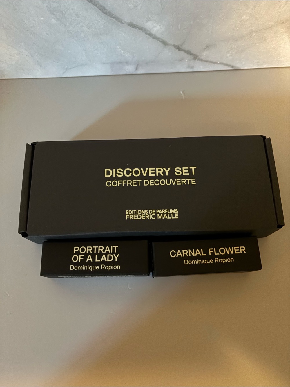 Frederic Malle Discovery Set - Black and Gold Text
